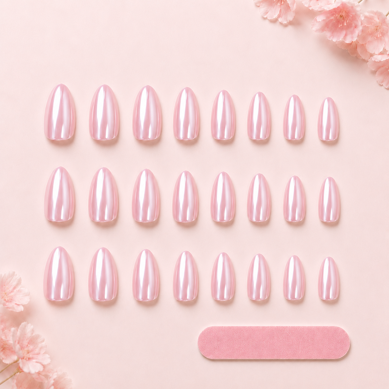 Fleur Pink Aurora Press-On Nail Kit