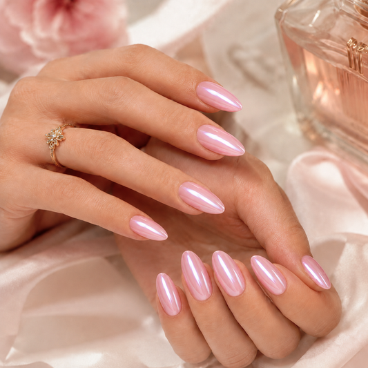 Fleur Pink Aurora Press-On Nail Kit