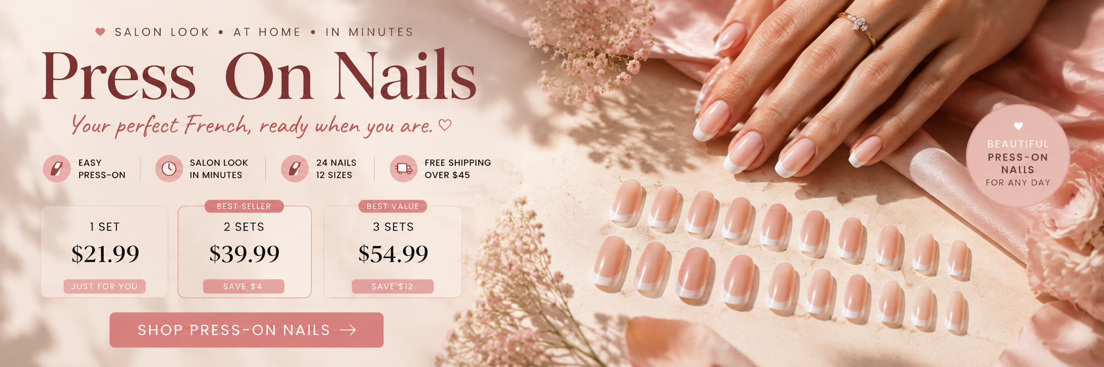 Fleur press-on nail collection